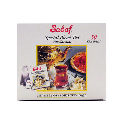 Sadaf Tea With Jasmine 50 Teabags چای کیسه ای با عطر یاس صدف بسته ۵۰ عددی A